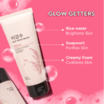 RICE WATER BRIGHT FACIAL FOAMING CLEANSER - 150ml - Image 5