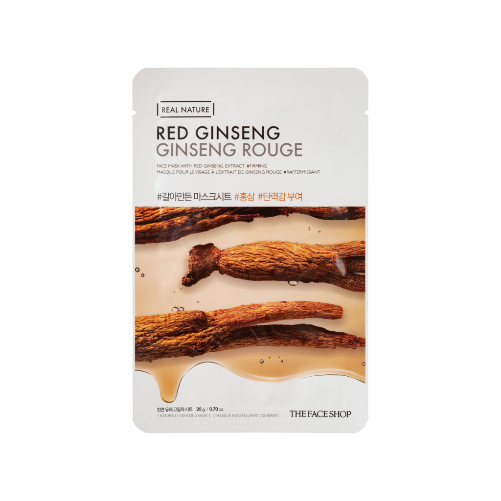 8806182560026 REAL NATURE MASK SHEET RED GINSENG.2017 - Image 1