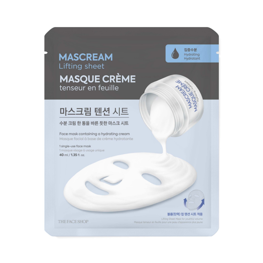 8806182589621 DEEPLY HYDRATING MASCREAM LIFTING SHEET MASK - Image 1